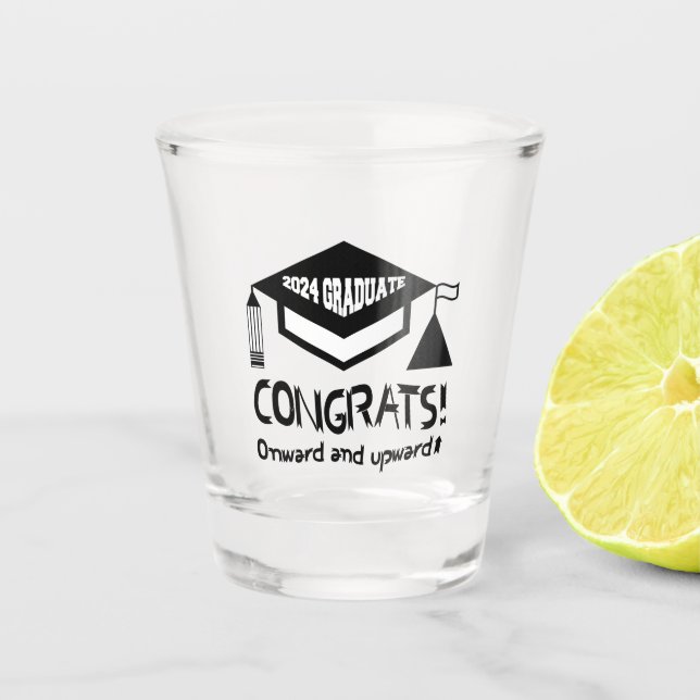 Vaso De Chupito ¡Felicitaciones, graduado 2024! (Anverso)