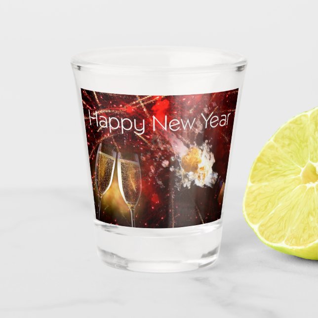 VASO DE CHUPITO ***FELIZ AÑO NUEVO PARA TI*** (Anverso)