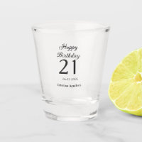 Feliz cumpleaños 21 letras negritas nombre simple 