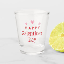Vaso De Chupito Feliz Día de Galentine