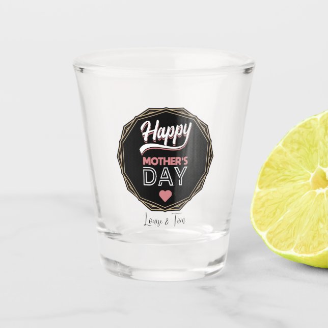 Vaso De Chupito Feliz día de la madre (Anverso)