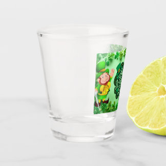 Vaso De Chupito Feliz día de San Patricio con nuestra Helena