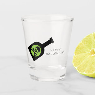 Vaso De Chupito Feliz Halloween Gracioso Alcohol Tóxico Disparo Vi