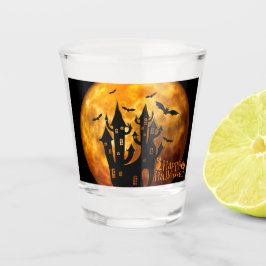 Vaso De Chupito Feliz Halloween (luna llena)