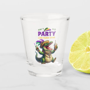 Vaso De Chupito Feliz Mardi Gras