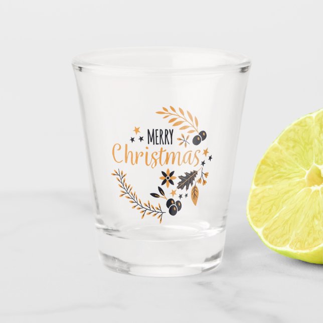 Vaso De Chupito Feliz Navidad (Anverso)