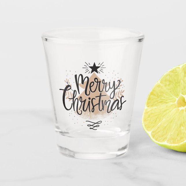 Vaso De Chupito Feliz Navidad (Anverso)