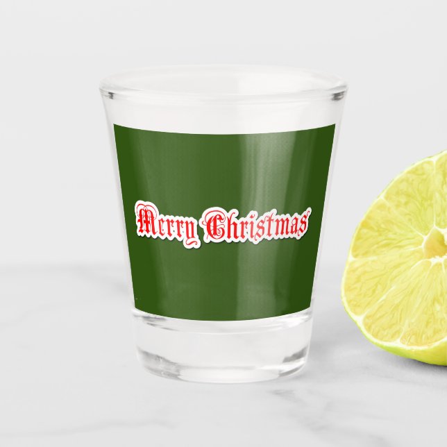 Vaso De Chupito Feliz Navidad (Anverso)
