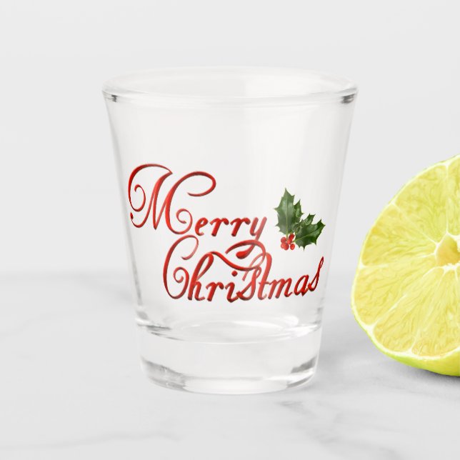 Vaso De Chupito Feliz Navidad 6 (Anverso)
