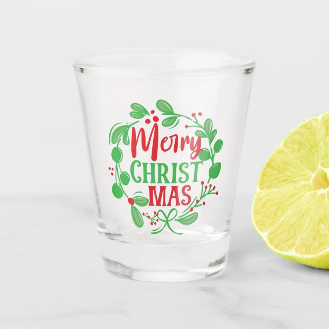 Vaso De Chupito Feliz Navidad-82191 (Anverso)