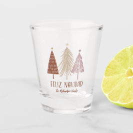 Vaso De Chupito Feliz Navidad Árbol de Navidad Festivo Elegante
