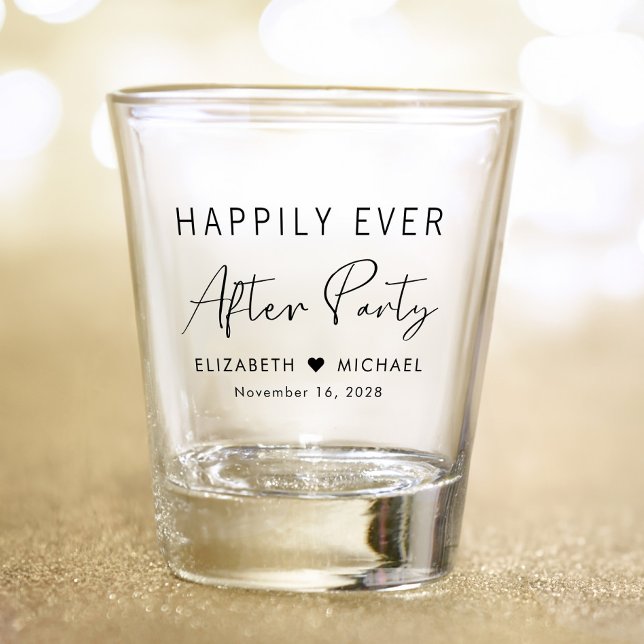 Vaso De Chupito Feliz Nunca Después De Un Boda Fiesta (Subido por el creador)