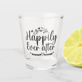 Vaso De Chupito Feliz para siempre después de boda