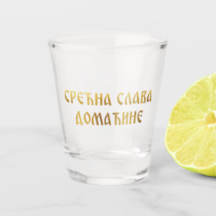 Vaso De Chupito Feliz slava anfitrión