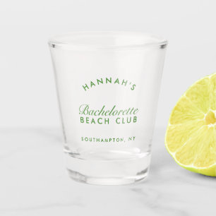 Vaso De Chupito Festividad Retro Moderno de Bachelorette