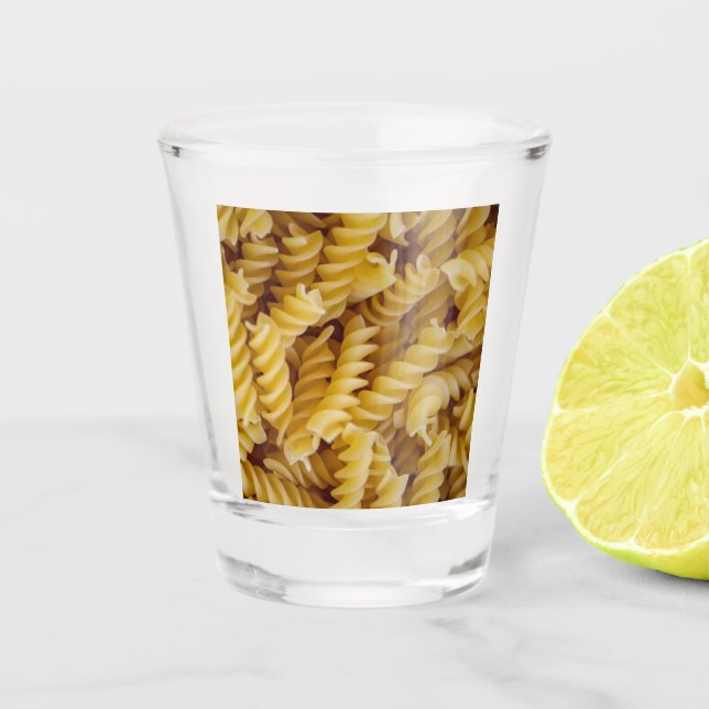 Vaso De Chupito Fideos de Pasta Fusilli (Anverso)