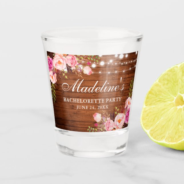 Vaso De Chupito Fiesta de Bachelorette (Anverso)