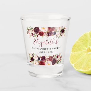 Vaso De Chupito Fiesta de Bachelorette Floral
