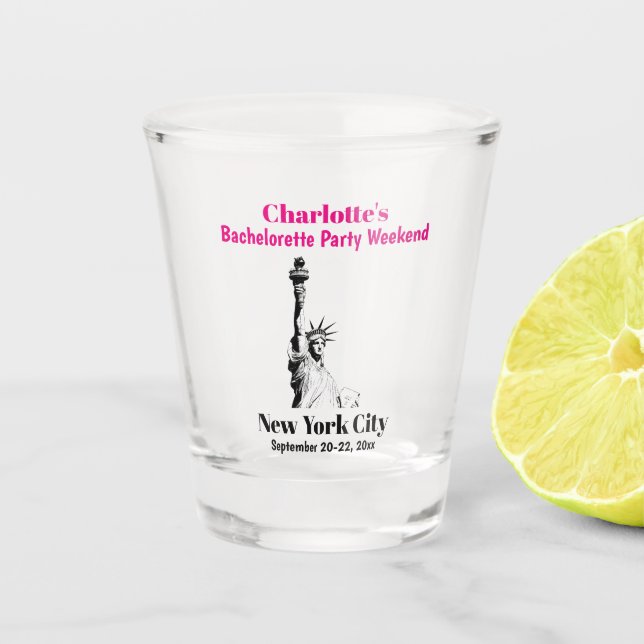 Vaso De Chupito Fiesta de bachillerato en Nueva York favorece viaj (Anverso)