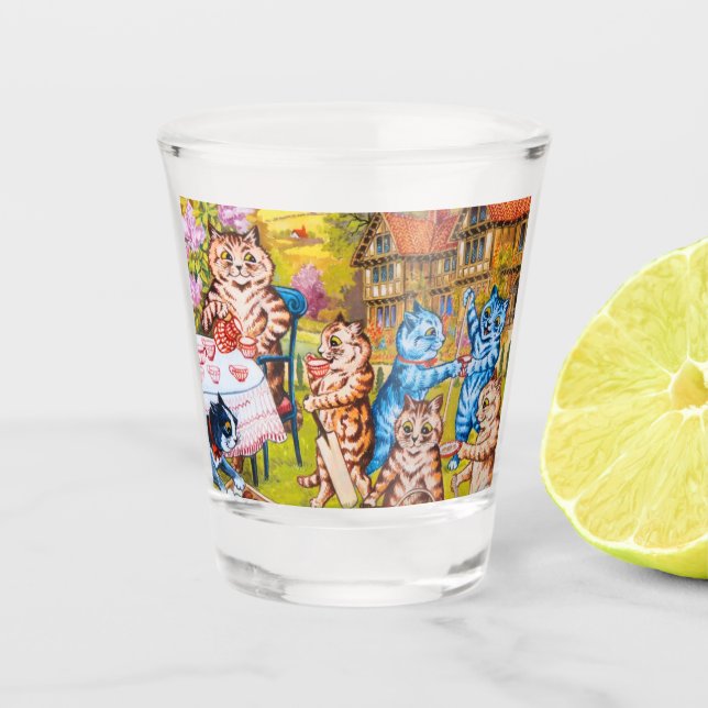 Vaso De Chupito Fiesta de Cat Garden (Anverso)