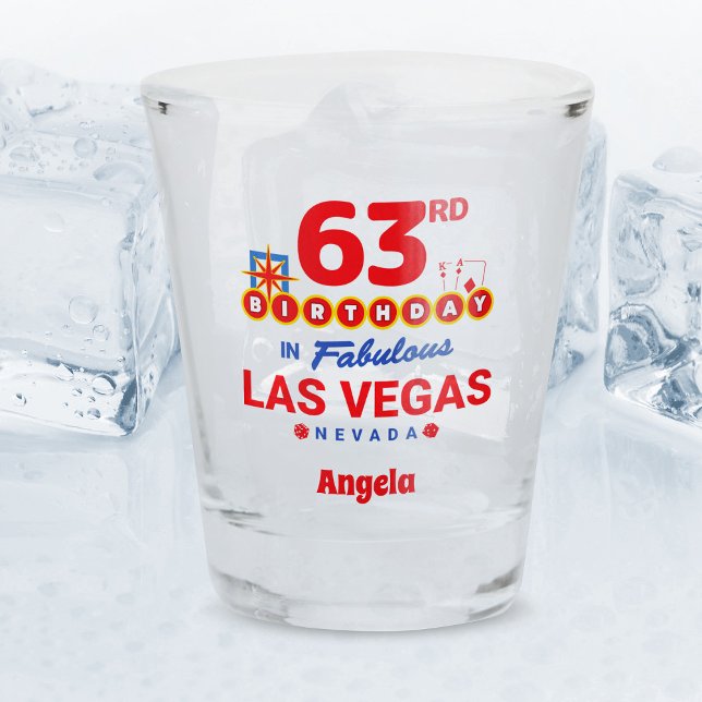 Vaso De Chupito Fiesta de cumpleaños de Las Vegas - cumpleaños núm (Subido por el creador)