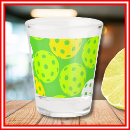 Vaso De Chupito Fiesta de cumpleaños de pelota deportes verdes