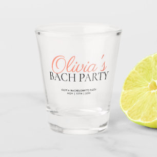 Vaso De Chupito Fiesta de Despedida de Soltera con Guion Moderno