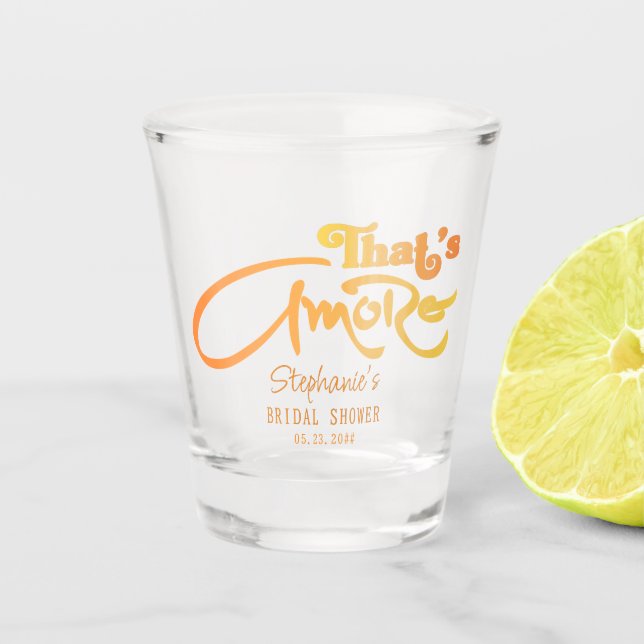 Vaso De Chupito Fiesta de Despedida de Soltera de Cóctel Italiano  (Anverso)