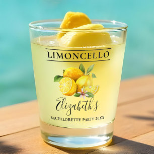 Vaso De Chupito Fiesta de Despedida de Soltera Limoncello Limones 