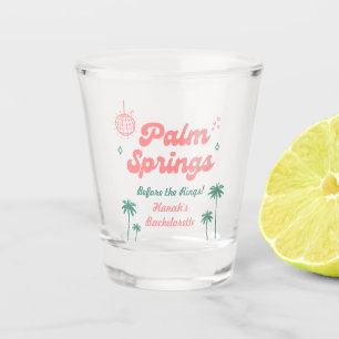 Vaso De Chupito Fiesta de Despedida de Soltera Retro Palm Springs