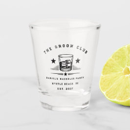 Vaso De Chupito Fiesta de Despedida de Soltero Personalizada con T