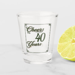 Vaso De Chupito Fiesta de Salud a Años