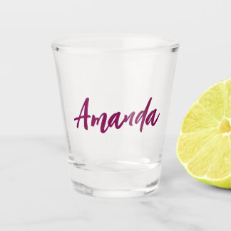 Vaso De Chupito Fiesta de soltera de la novia con nombre personali