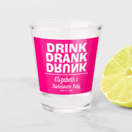 Vaso De Chupito Fiesta de Soltera Drink Drank Drunk
