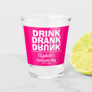 Vaso De Chupito Fiesta de Soltera Drink Drank Drunk