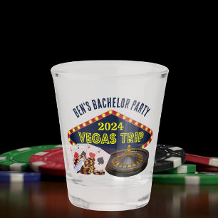 Vaso De Chupito Fiesta de Soltero Personalizable en Las Vegas Casi