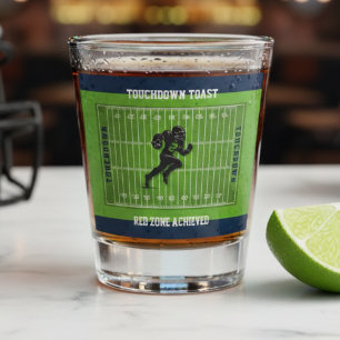 Vaso De Chupito Fiesta Deportiva de Fútbol Americano Reloj Tope de