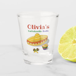 Vaso De Chupito Fiesta Mexicana Personalizada para Despedida de So
