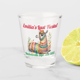Vaso De Chupito Fiesta Shot Glass Llama Bachelorette Personalizada