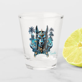 Vaso De Chupito Figura de fantasía egipcia.