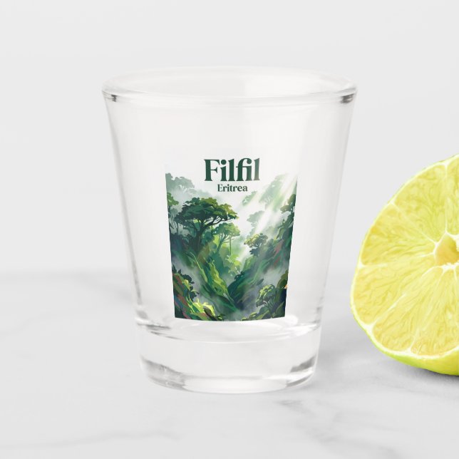 Vaso De Chupito Filfil Solomuna (Cinturón Verde) Eritrea (Anverso)