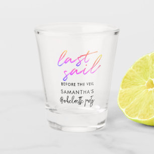 Vaso De Chupito Fin de semana de Bachelorette Party Script Chicas 