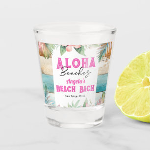 Vaso De Chupito Fin de semana de Bachelorette Tropical Beach Aloha