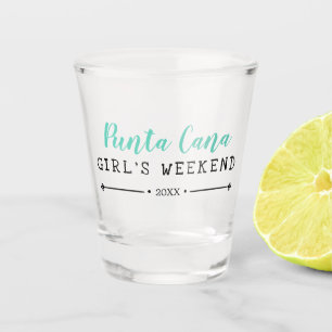 Vaso De Chupito Fin de semana de chica personalizado Año
