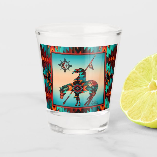 Vaso De Chupito Fin Del Vidrio De La Pista (Anverso)