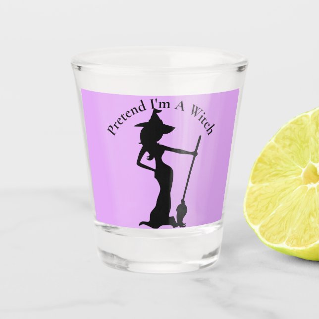 Vaso De Chupito Finge que soy una bruja Thunder_Cove (Anverso)
