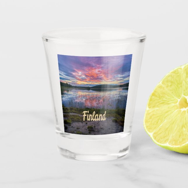 Vaso De Chupito Finlandia Helsinki Europa septentrional (Anverso)