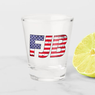 Vaso De Chupito   FJB Let's Go Brandon anti joe Biden divertido 
