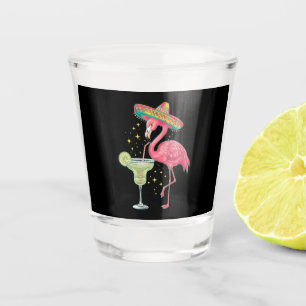 Vaso De Chupito Flamenco bebiendo Margarita divertido Poncho mexic