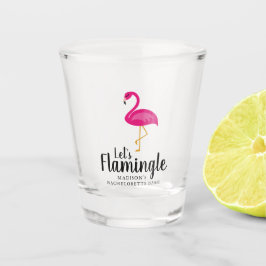 Vaso De Chupito Flamingle Flamingo Bachelorette Party